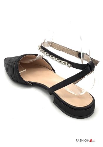 Sandals with rhinestones Ankle strap - ph 3