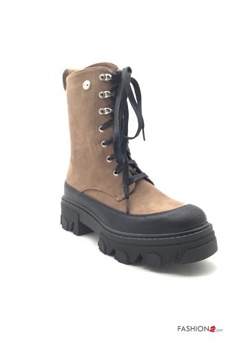 Bottes militaires faux cuir - ph 1