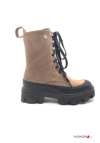 Bottes militaires faux cuir - ph 2