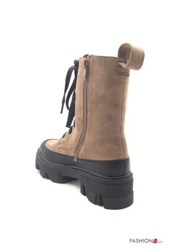 Bottes militaires faux cuir - ph 3