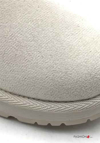 Stivaletti camoscio pelliccia sintetica con zip - ph 4