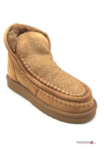 Botines Gamuza con brillantes - ph 1