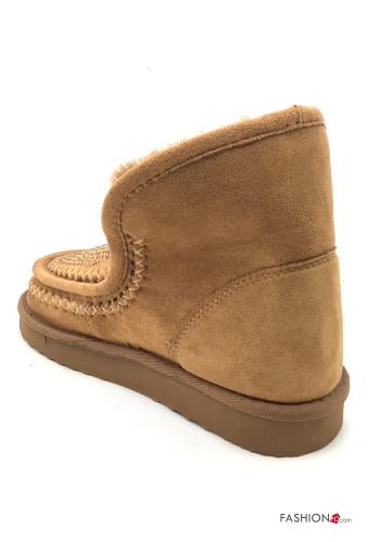 Botines Gamuza con brillantes - ph 3