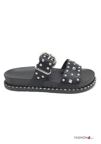 Sandalias imitación de cuero con tachuelas - ph 2
