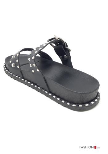 Sandalias imitación de cuero con tachuelas - ph 3