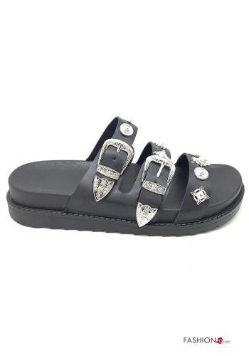 Sandalias imitación de cuero con tachuelas - ph 2
