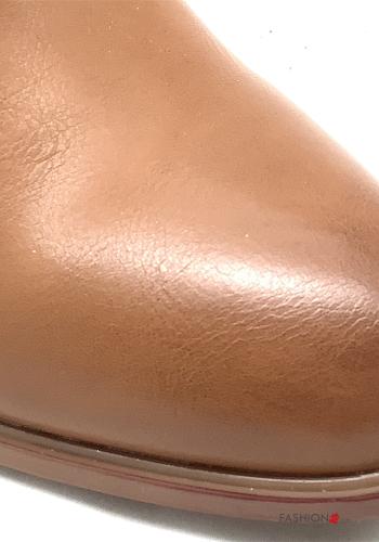 Kunstleder Stiefeletten mit Reißverschluss - ph 4