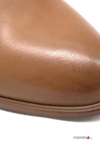 Kunstleder Stiefel mit Reißverschluss - ph 4