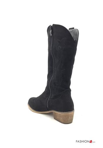 Wildleder Stiefeletten mit Reißverschluss - ph 3