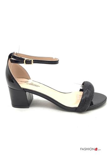 Sandals with rhinestones Ankle strap - ph 2