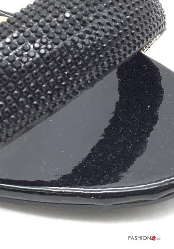 Sandals with rhinestones Ankle strap - ph 4