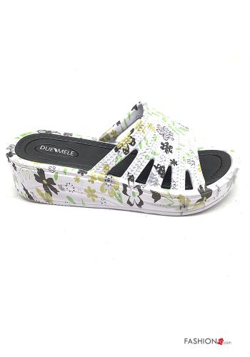 Lot de 36 paires Claquettes à Imprimé Floral - ph 3