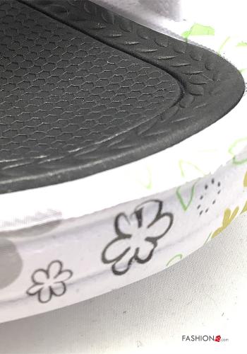 Lot de 36 paires Claquettes à Imprimé Floral - ph 5