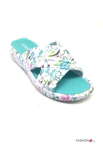 Lot de 36 paires Claquettes à Imprimé Floral - ph 2