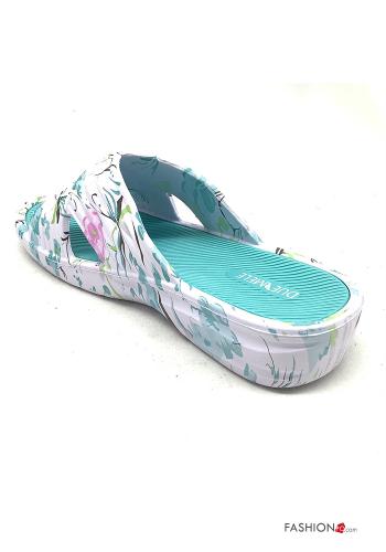Lot de 36 paires Claquettes à Imprimé Floral - ph 4