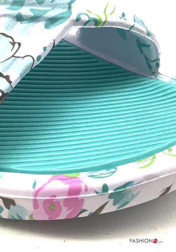 Lot de 36 paires Claquettes à Imprimé Floral - ph 5