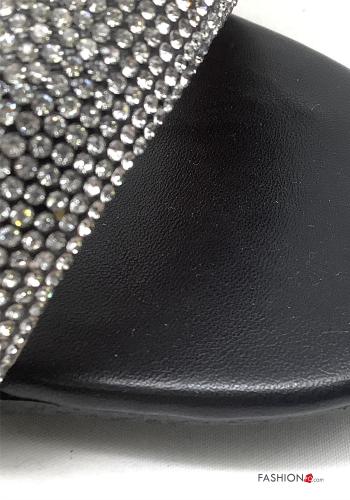 Chaussures à talons bout ouvert avec strass à sangle - ph 4