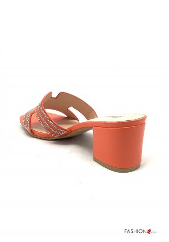 open toe High Heel mit Strasssteinen - ph 2