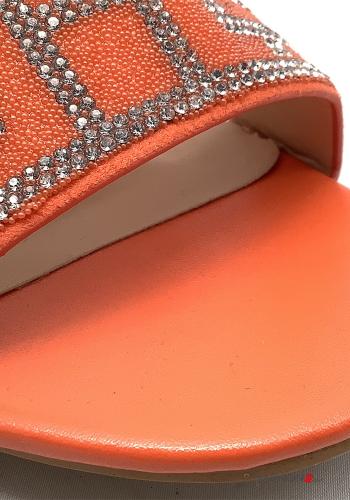open toe High Heel mit Strasssteinen - ph 3