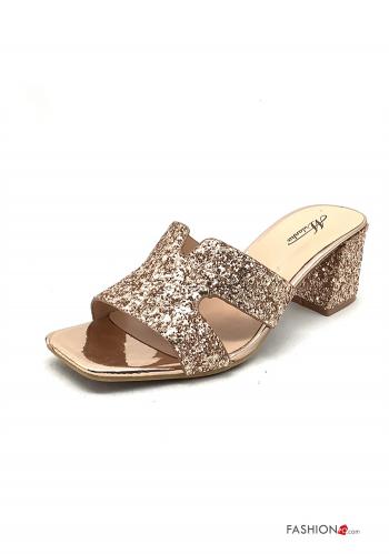 mit eckiger spitze High Heel mit Strasssteinen - ph 1