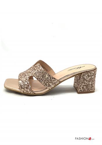 mit eckiger spitze High Heel mit Strasssteinen - ph 2