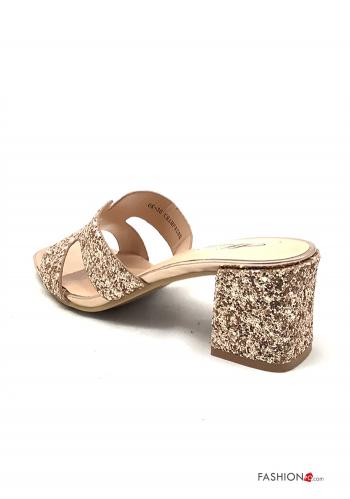 mit eckiger spitze High Heel mit Strasssteinen - ph 3