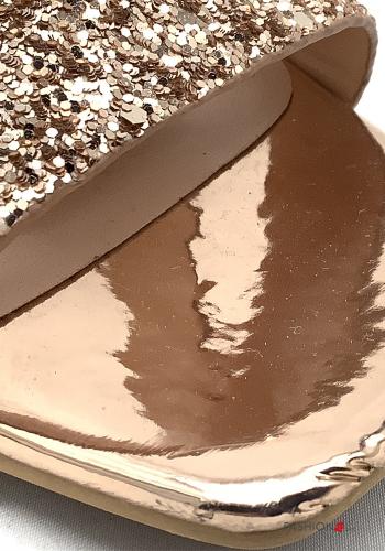 mit eckiger spitze High Heel mit Strasssteinen - ph 4