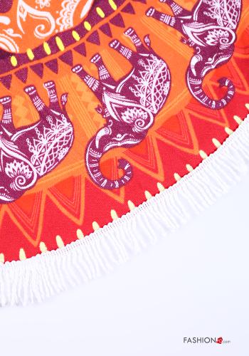 Serviette  à franges Imprimé mixte - ph 2