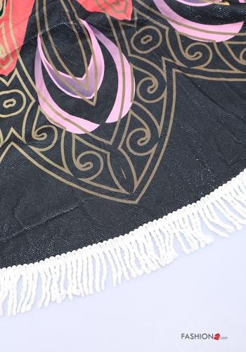 Toalla Diseño impreso con flecos - ph 2