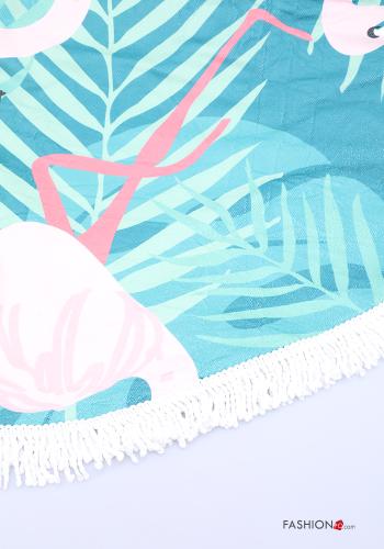 Animal motif Towel with fringes - ph 2