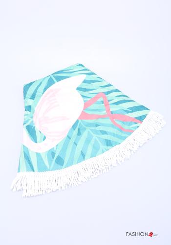 Animal motif Towel with fringes - ph 3