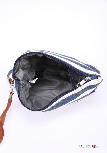 Bolso de mano de playa a rayas con cremallera - ph 5