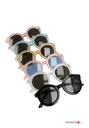 Pack de 12 peças Óculos de sol redondos com lentes classicas - ph 1