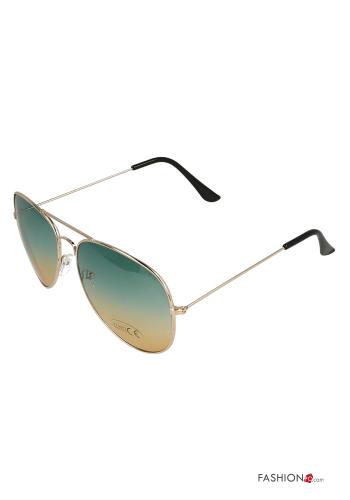 Óculos de sol aviador com lentes degradê - ph 3