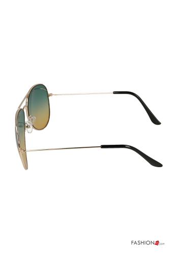Óculos de sol aviador com lentes degradê - ph 4