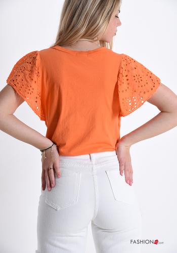 T-shirt in Cotton  lace - ph 2