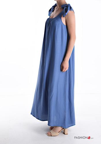 oversized backless long adjustable Dress with bow - ph 3