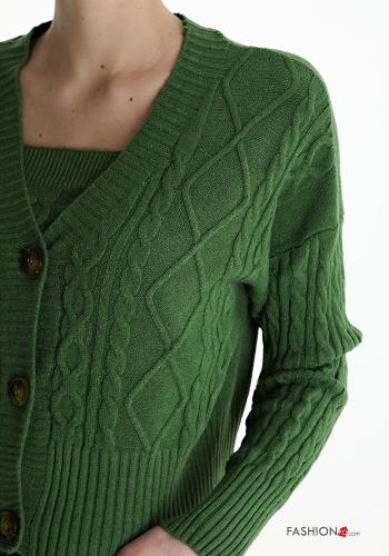 Coordinato con bottoni scollo a V - ph 4