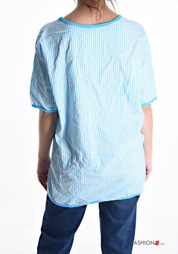 T-shirt in Cotone Fantasia righe - ph 2