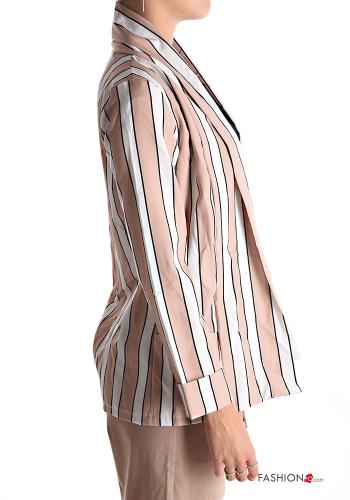 Streifenmuster Blazer ohne Futter - ph 3