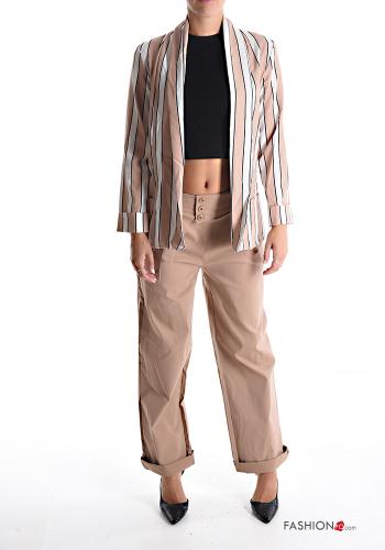 Streifenmuster Blazer ohne Futter - ph 5