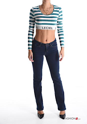 Striped lurex long sleeve Top - ph 5
