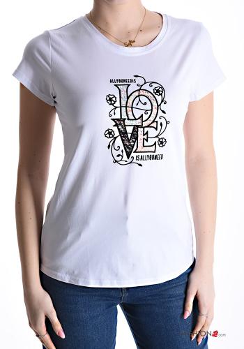 Graphic Print Cotton T-shirt
