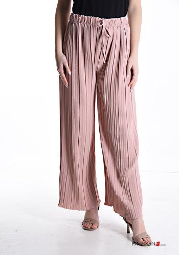 Pantalone plissé con coulisse con elastico