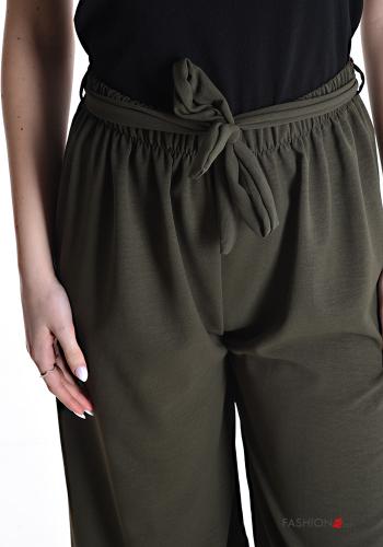 Hose mit stoffgürtel mit gummizug - ph 4
