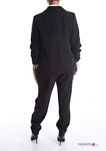 Tailleur con bottoni maniche a tre quarti - ph 2