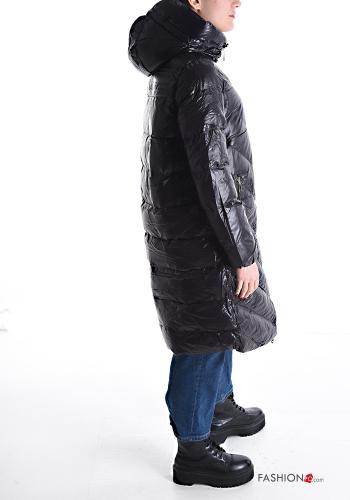 Daunenjacke mit Taschen mit Kapuze mit Reißverschluss - ph 3