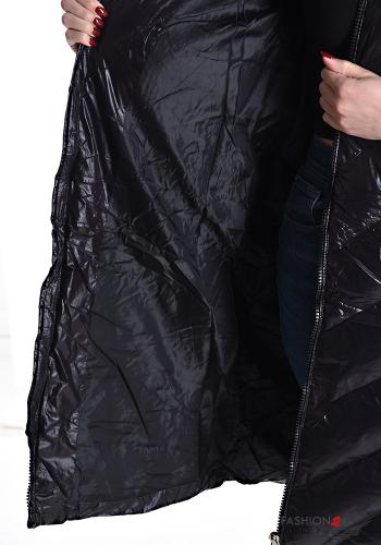 Daunenjacke mit Taschen mit Kapuze mit Reißverschluss - ph 5
