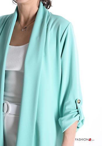 Cardigan con bottoni maniche a tre quarti - ph 4