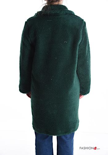 Manteau Teddy Bear avec poches avec doublure à boutons - ph 2